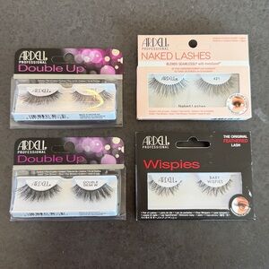 NEW Ardell Lashes Premium Wispies LOT of 4